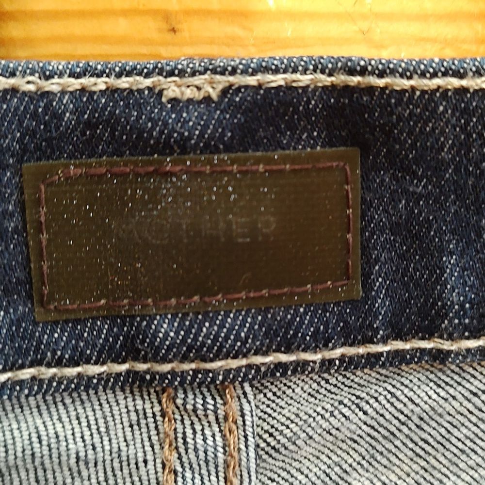 MOTHER The Runaway Denim Jean in Partners Undercover Wash Frayed Hem Revolve - Picture 5 of 16